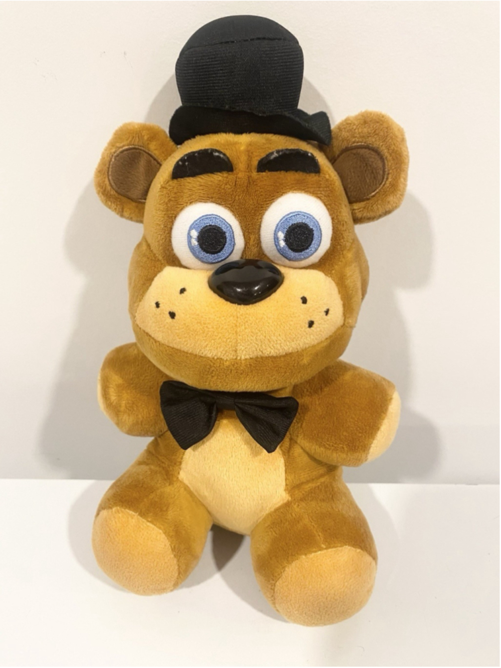 Five Nights at Freddy’s Freddy Fazbear Plush 12” FNAF Bear Black Hat Bow Tie